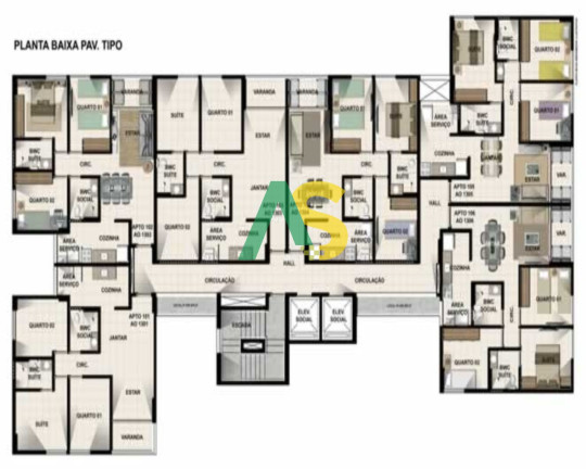 Imagem Imóvel com 3 Quartos à Venda, 63 m² em Casa Caiada - Olinda Imagem Imóvel com 3 Quartos à Venda, 63 m² em Casa Caiada - Olinda