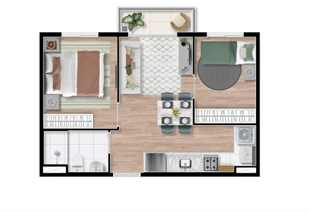 Imagem Apartamento com 2 Quartos à Venda, 33 m² em Vila Parque Jabaquara - São Paulo Imagem Apartamento com 2 Quartos à Venda, 33 m² em Vila Parque Jabaquara - São Paulo