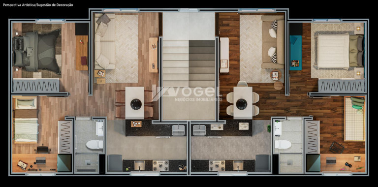 Imagem Apartamento com 2 Quartos à Venda, 48 m² em São Jorge - Novo Hamburgo Imagem Apartamento com 2 Quartos à Venda, 48 m² em São Jorge - Novo Hamburgo