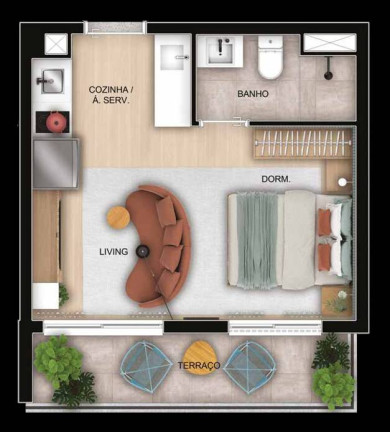 Imagem Apartamento à Venda,  em Vila Olímpia - São Paulo