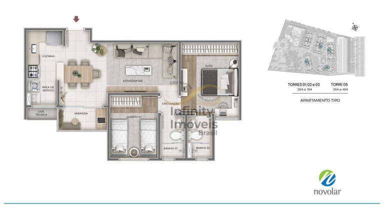 Imagem Apartamento com 2 Quartos à Venda, 70 m² em Ouro Preto - Belo Horizonte