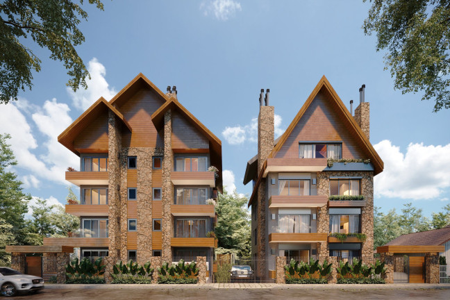 Imagem Apartamento com 1 Quarto à Venda, 54 m² em Centro - Gramado