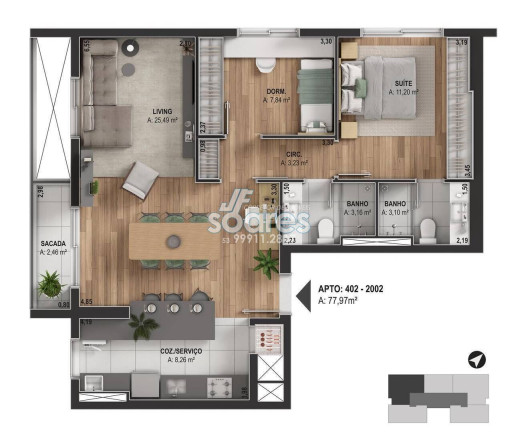 Imagem Apartamento com 2 Quartos à Venda, 65 m² em São Gonçalo - Pelotas Imagem Apartamento com 2 Quartos à Venda, 65 m² em São Gonçalo - Pelotas