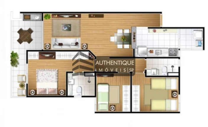 Imagem Apartamento com 3 Quartos à Venda, 83 m² em Baeta Neves - São Bernardo Do Campo Imagem Apartamento com 3 Quartos à Venda, 83 m² em Baeta Neves - São Bernardo Do Campo