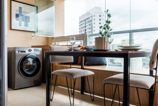 Imagem Apartamento com 1 Quarto para Alugar, 42 m² em Campo Belo - São Paulo