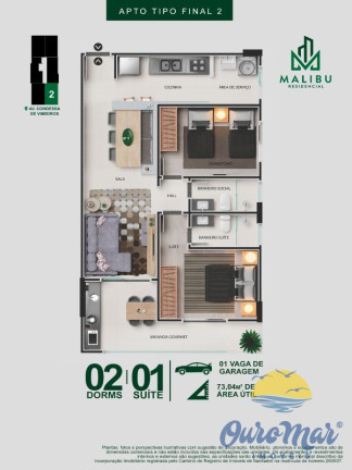 Imagem Apartamento com 2 Quartos para Alugar ou Temporada, 73 m² em Centro - Itanhaém Imagem Apartamento com 2 Quartos para Alugar ou Temporada, 73 m² em Centro - Itanhaém
