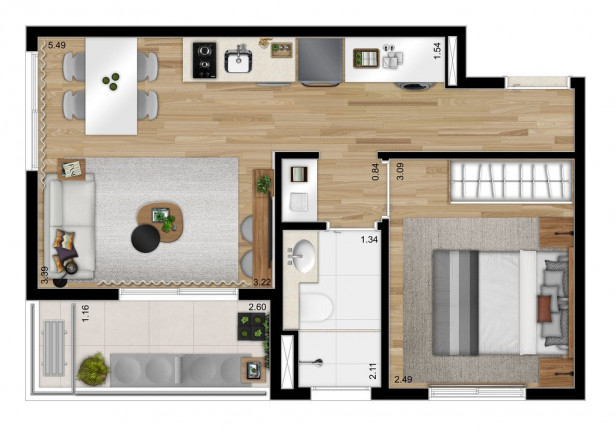 Imagem Apartamento com 1 Quarto à Venda, 36 m² em Moema - São Paulo Imagem Apartamento com 1 Quarto à Venda, 36 m² em Moema - São Paulo