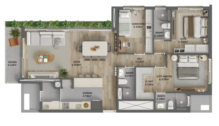 Imagem Apartamento com 2 Quartos à Venda, 72 m² em Petrópolis - Porto Alegre