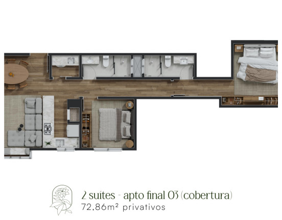 Imagem Apartamento com 2 Quartos à Venda, 69 m² em Centro - Canela Imagem Apartamento com 2 Quartos à Venda, 69 m² em Centro - Canela