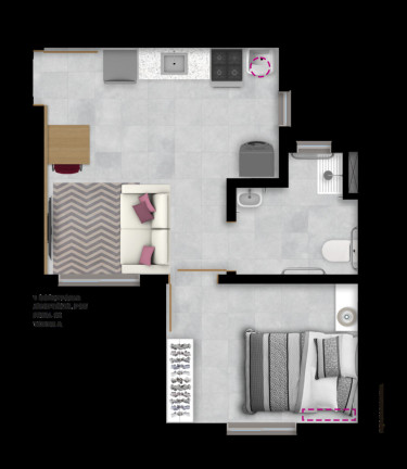 Imagem Imóvel com 2 Quartos à Venda, 44 m² em Hípica - Porto Alegre Imagem Imóvel com 2 Quartos à Venda, 44 m² em Hípica - Porto Alegre