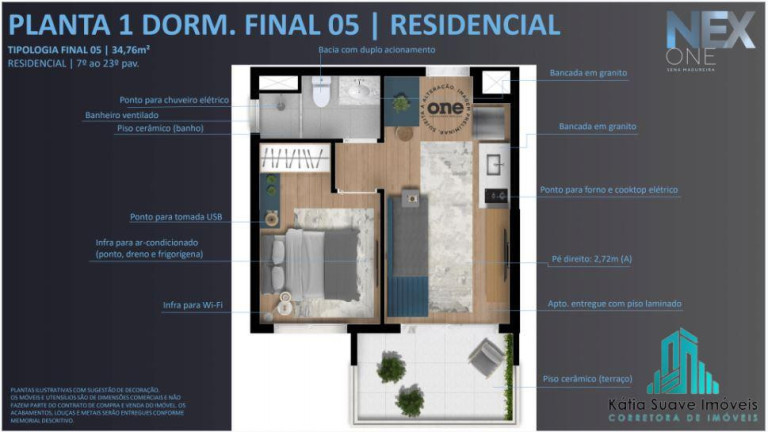 Imagem Apartamento com 1 Quarto à Venda, 34 m² em Vila Clementino - São Paulo