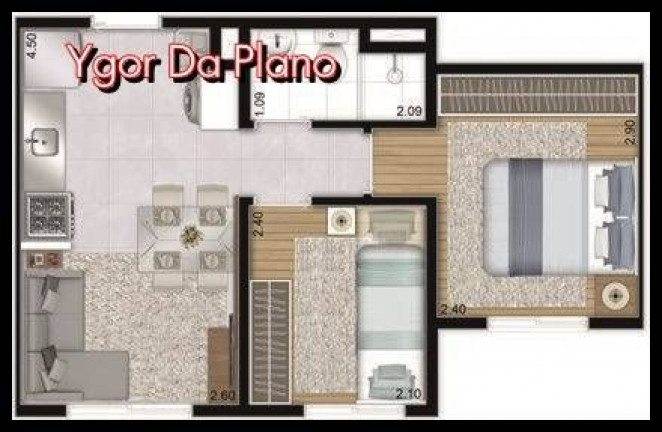Imagem Apartamento com 2 Quartos à Venda, 36 m² em Brás - São Paulo