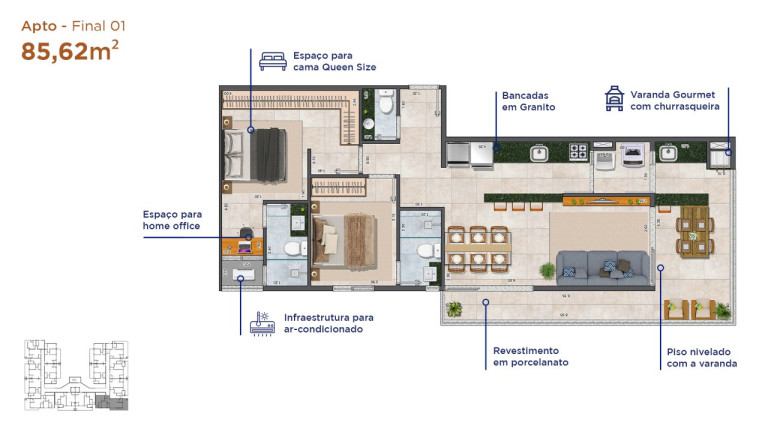 Imagem Apartamento com 2 Quartos à Venda, 67 m² em Itaguá - Ubatuba Imagem Apartamento com 2 Quartos à Venda, 67 m² em Itaguá - Ubatuba