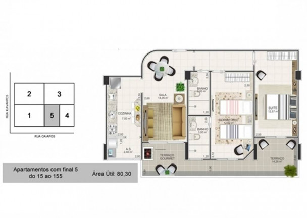 Imagem Apartamento com 2 Quartos à Venda, 80 m² em Tupi - Praia Grande Imagem Apartamento com 2 Quartos à Venda, 80 m² em Tupi - Praia Grande