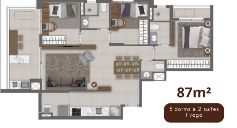Imagem Apartamento à Venda, em São Paulo Imagem Apartamento à Venda, em São Paulo