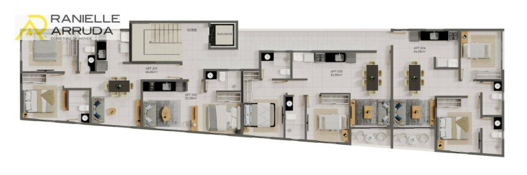 Imagem Apartamento com 2 Quartos à Venda, 48 m² em Poço - Cabedelo Imagem Apartamento com 2 Quartos à Venda, 48 m² em Poço - Cabedelo