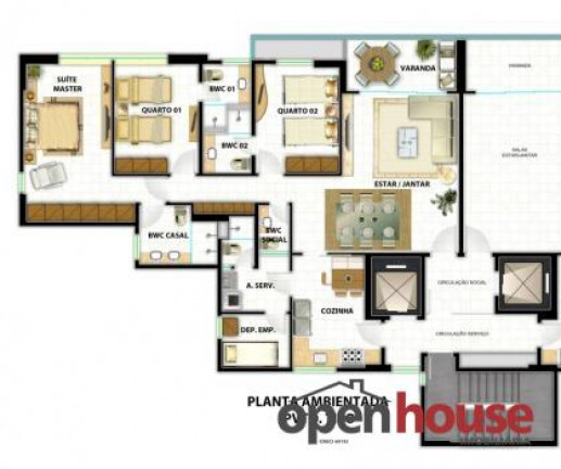 Imagem Apartamento com 3 Quartos à Venda, 127 m² em Lagoa Nova - Natal Imagem Apartamento com 3 Quartos à Venda, 127 m² em Lagoa Nova - Natal