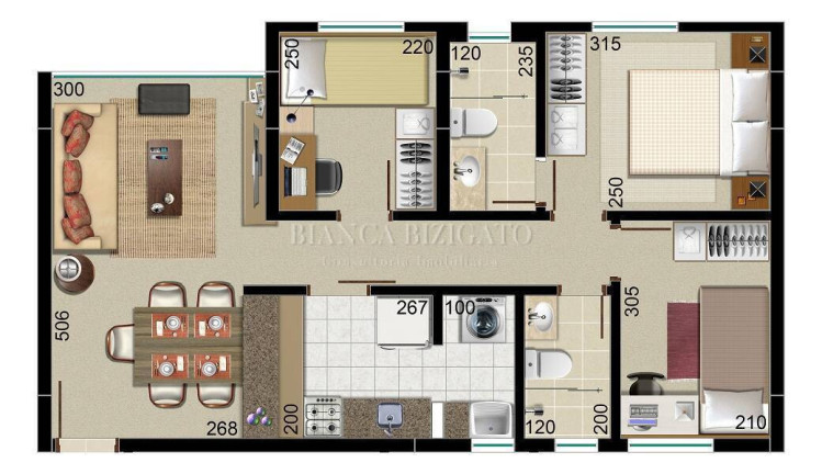 Imagem Apartamento com 3 Quartos à Venda, 60 m² em Boa Vista - Curitiba Imagem Apartamento com 3 Quartos à Venda, 60 m² em Boa Vista - Curitiba