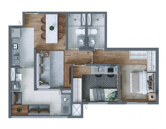Imagem Apartamento com 3 Quartos à Venda, 69 m² em Pari - São Paulo Imagem Apartamento com 3 Quartos à Venda, 69 m² em Pari - São Paulo