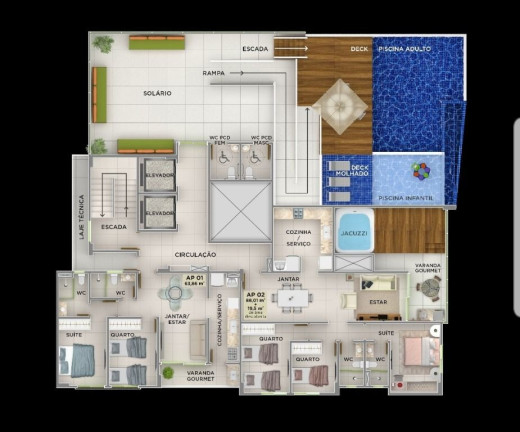 Imagem Apartamento com 2 Quartos à Venda, 70 m² em Cabo Branco - João Pessoa Imagem Apartamento com 2 Quartos à Venda, 70 m² em Cabo Branco - João Pessoa
