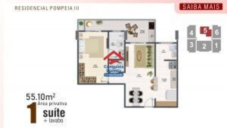 Imagem Apartamento com 2 Quartos à Venda, 65 m² em Cidade Ocian - Praia Grande
