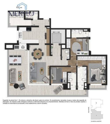 Imagem Apartamento com 3 Quartos à Venda, 153 m² em Moema - São Paulo