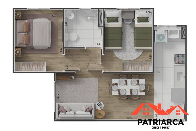 Imagem Apartamento com 2 Quartos à Venda, 43 m² em Dona Edith Campos Fávero - Paulínia Imagem Apartamento com 2 Quartos à Venda, 43 m² em Dona Edith Campos Fávero - Paulínia
