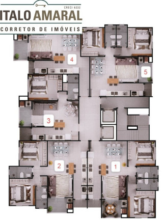 Imagem Apartamento com 2 Quartos à Venda, 67 m² em Praia Brava De Itajaí - Itajaí