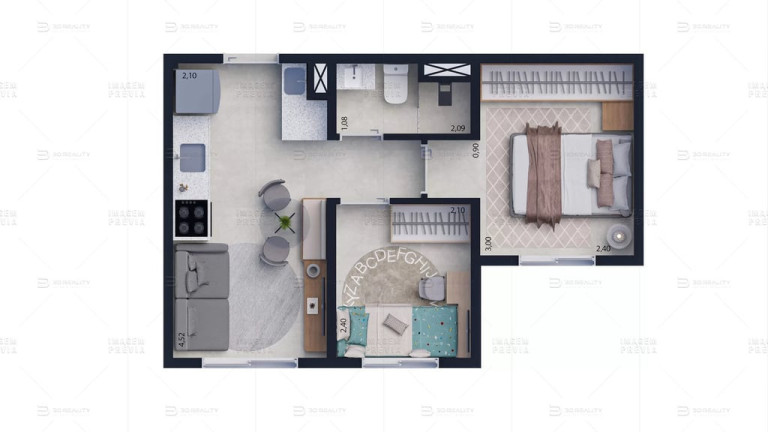Imagem Apartamento com 3 Quartos à Venda, 51 m² em Jardim Caravelas - São Paulo Imagem Apartamento com 3 Quartos à Venda, 51 m² em Jardim Caravelas - São Paulo