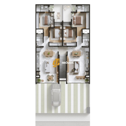 Imagem Apartamento com 2 Quartos à Venda, em Cidade Nova - Itajaí Imagem Apartamento com 2 Quartos à Venda, em Cidade Nova - Itajaí