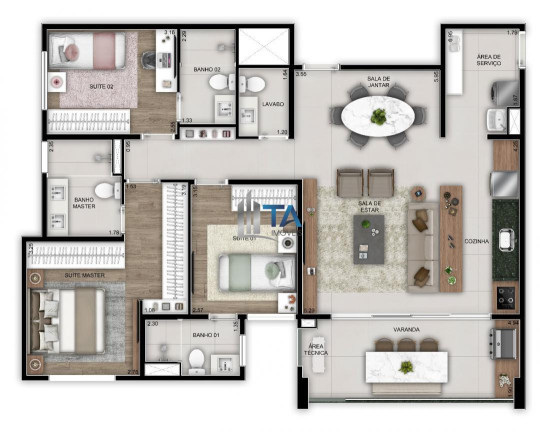 Imagem Imóvel com 3 Quartos à Venda, 104 m² em Nova Campinas - Campinas Imagem Imóvel com 3 Quartos à Venda, 104 m² em Nova Campinas - Campinas
