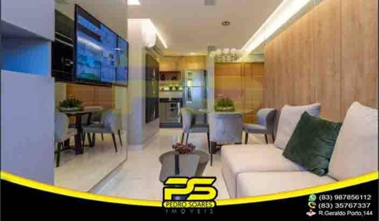 Imagem Apartamento com 1 Quarto à Venda, 43 m² em Jardim Cidade Universitária - João Pessoa Imagem Apartamento com 1 Quarto à Venda, 43 m² em Jardim Cidade Universitária - João Pessoa