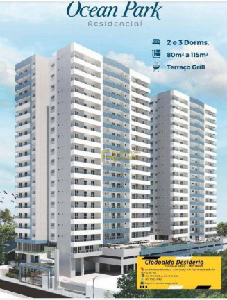 Apartamento com 2 Quartos à Venda, 80 m² em Ocian - Praia Grande
