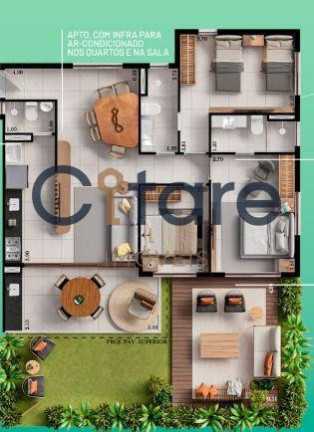 Imagem Apartamento com 3 Quartos à Venda, em Porto Das Dunas - Aquiraz Imagem Apartamento com 3 Quartos à Venda, em Porto Das Dunas - Aquiraz
