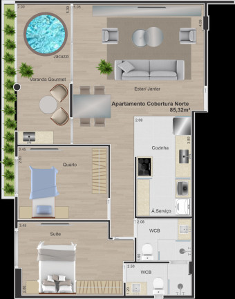 Imagem Apartamento com 2 Quartos à Venda, 58 m² em Intermares - Cabedelo Imagem Apartamento com 2 Quartos à Venda, 58 m² em Intermares - Cabedelo