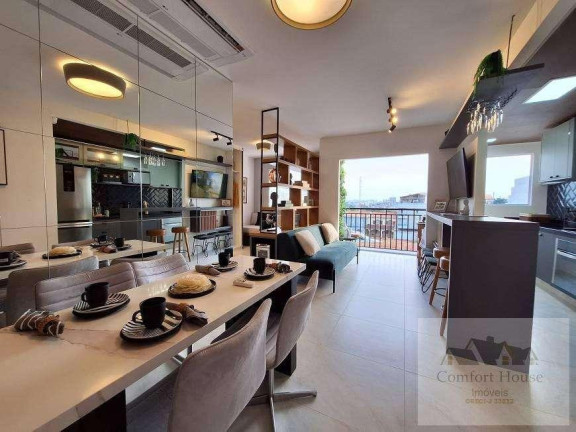 Imagem Apartamento com 2 Quartos à Venda, 55 m² em Jardim Cristiane - Santo André