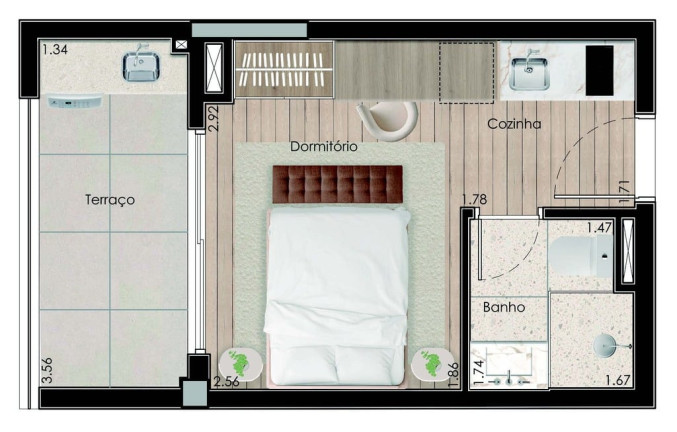 Imagem Imóvel com 1 Quarto à Venda, 31 m² em Saúde - São Paulo