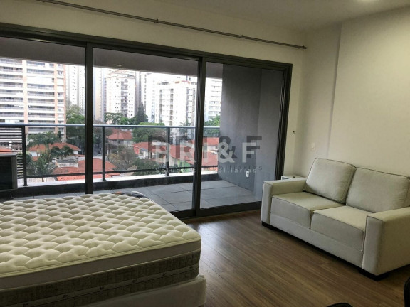 Imagem Apartamento com 1 Quarto para Alugar, 44 m² em Brooklin - São Paulo Imagem Apartamento com 1 Quarto para Alugar, 44 m² em Brooklin - São Paulo