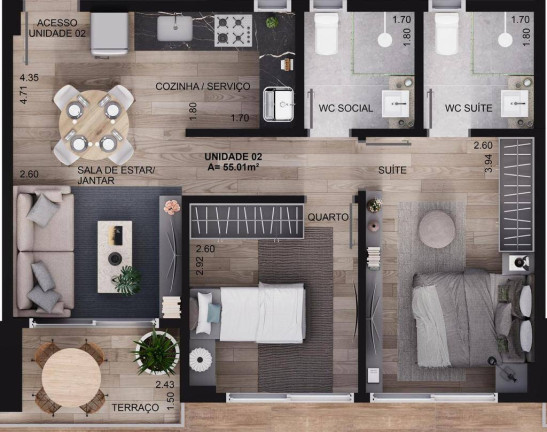 Imagem Apartamento à Venda, 24 m² em Intermares - Cabedelo Imagem Apartamento à Venda, 24 m² em Intermares - Cabedelo