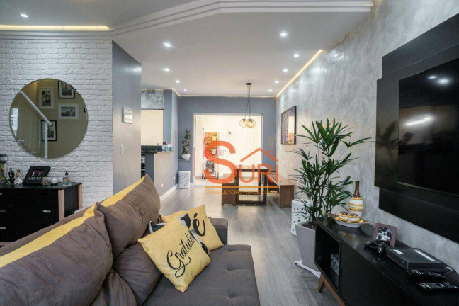 Casa com 3 Quartos à Venda, 118 m² em Vila Homero Thon - Santo André