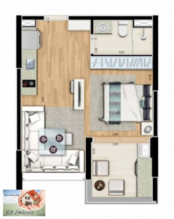 Imagem Loft com 1 Quarto à Venda, 37 m² em Jardim Do Mar - São Bernardo Do Campo Imagem Loft com 1 Quarto à Venda, 37 m² em Jardim Do Mar - São Bernardo Do Campo