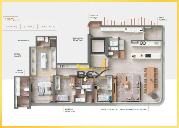Imagem Apartamento com 3 Quartos à Venda, 160 m² em Alphaville Empresarial - Barueri Imagem Apartamento com 3 Quartos à Venda, 160 m² em Alphaville Empresarial - Barueri