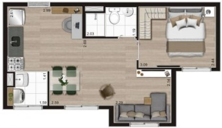 Imagem Imóvel com 2 Quartos à Venda, 36 m² em Cambuci - São Paulo Imagem Imóvel com 2 Quartos à Venda, 36 m² em Cambuci - São Paulo