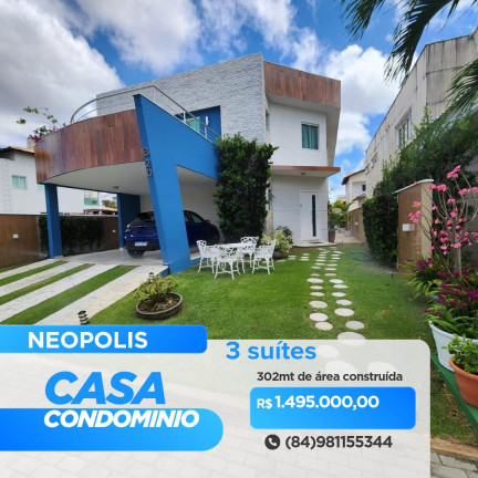 Imagem Casa de Condomínio com 4 Quartos à Venda, 360 m² em Neópolis - Natal Imagem Casa de Condomínio com 4 Quartos à Venda, 360 m² em Neópolis - Natal