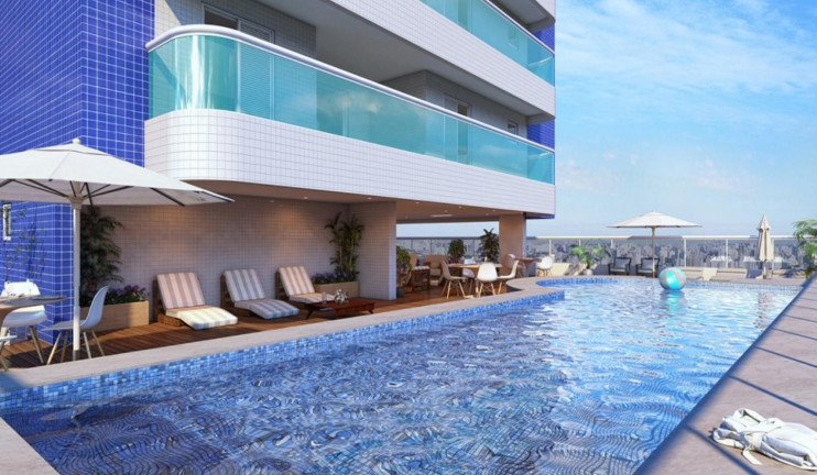 Apartamento com 2 Quartos à Venda, 87 m² em Aviação - Praia Grande