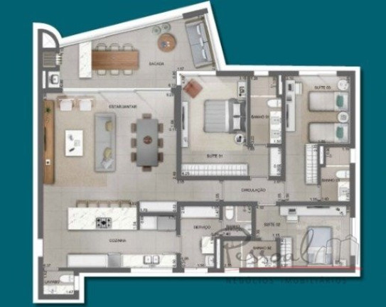 Imagem Apartamento com 3 Quartos à Venda, 25.349 m² em Cacupé - Florianópolis Imagem Apartamento com 3 Quartos à Venda, 25.349 m² em Cacupé - Florianópolis