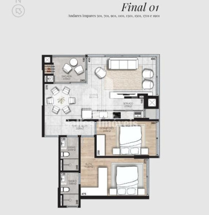 Imagem Apartamento com 2 Quartos à Venda, 84 m² em Praia Grande - Torres Imagem Apartamento com 2 Quartos à Venda, 84 m² em Praia Grande - Torres