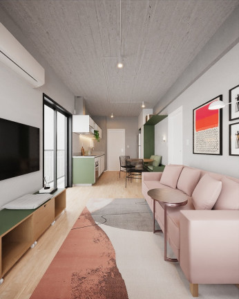 Imagem Apartamento com 1 Quarto à Venda, 19 m² em São Francisco - Curitiba