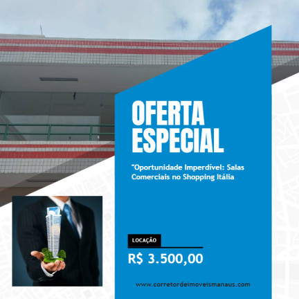 Imagem Sala Comercial para Alugar, em Nossa Senhora Das Graças - Manaus Imagem Sala Comercial para Alugar, em Nossa Senhora Das Graças - Manaus