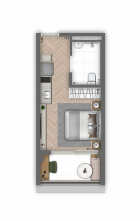 Imagem Studio à Venda, 28 m² em Moema - São Paulo Imagem Studio à Venda, 28 m² em Moema - São Paulo